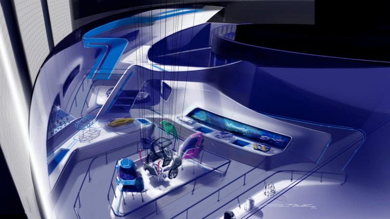 Illustration for article titled This Is The Reimagined Chevy Test Track Ride At Disney World